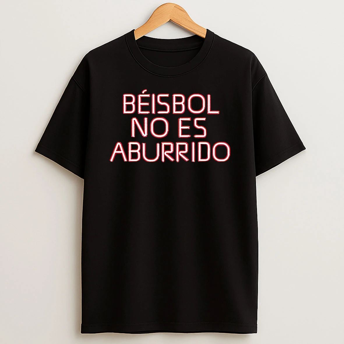 Rob Bradford Wearing Beisbol No Es Aburrido Shirts