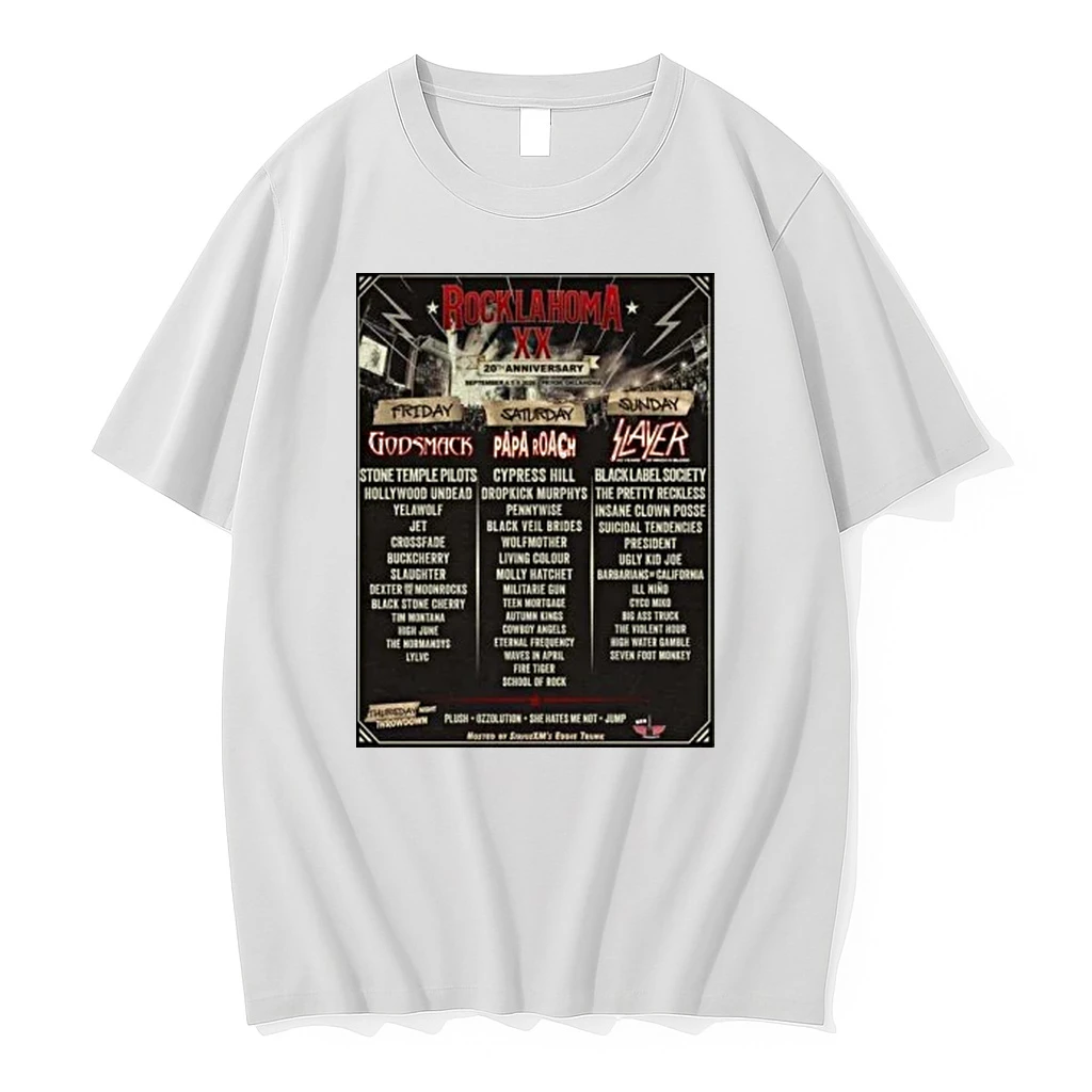 Rocklahoma 20th Anniversary 2026 Full Lineup In Pryor Oklahoma On September 4 5 6 2026 Shirts