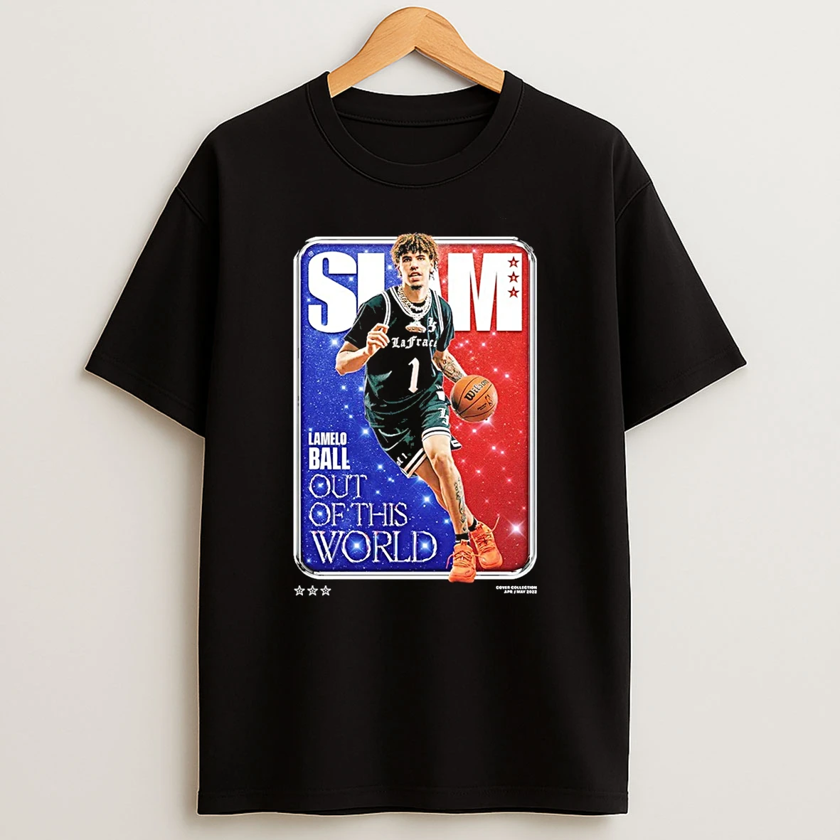 Slam Lamelo Ball Out Of This World Charlotte Hornets Basketball Shirts