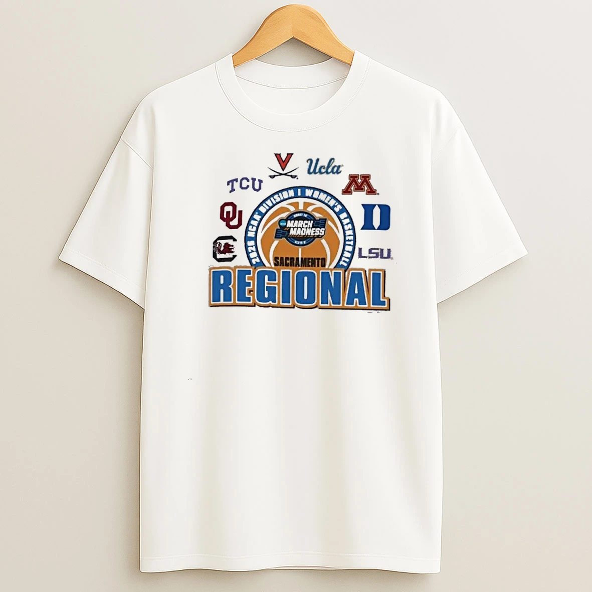 Sacramento Regional 2026 Ncaa Di Womens Basketball Championship Shirts