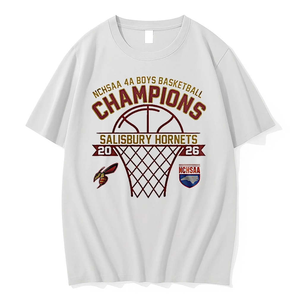 Salisbury Hornets Nchsaa 4a Boys Basketball Champions 2026 Shirts