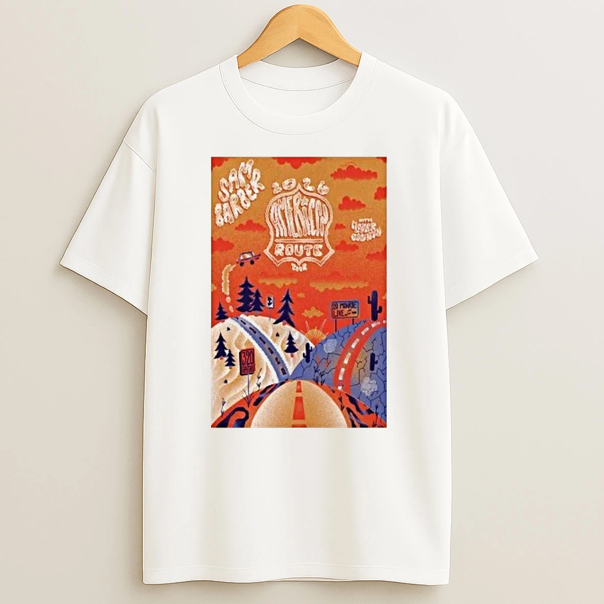 Sam Barber Americas Route Tour 2026 Shirts