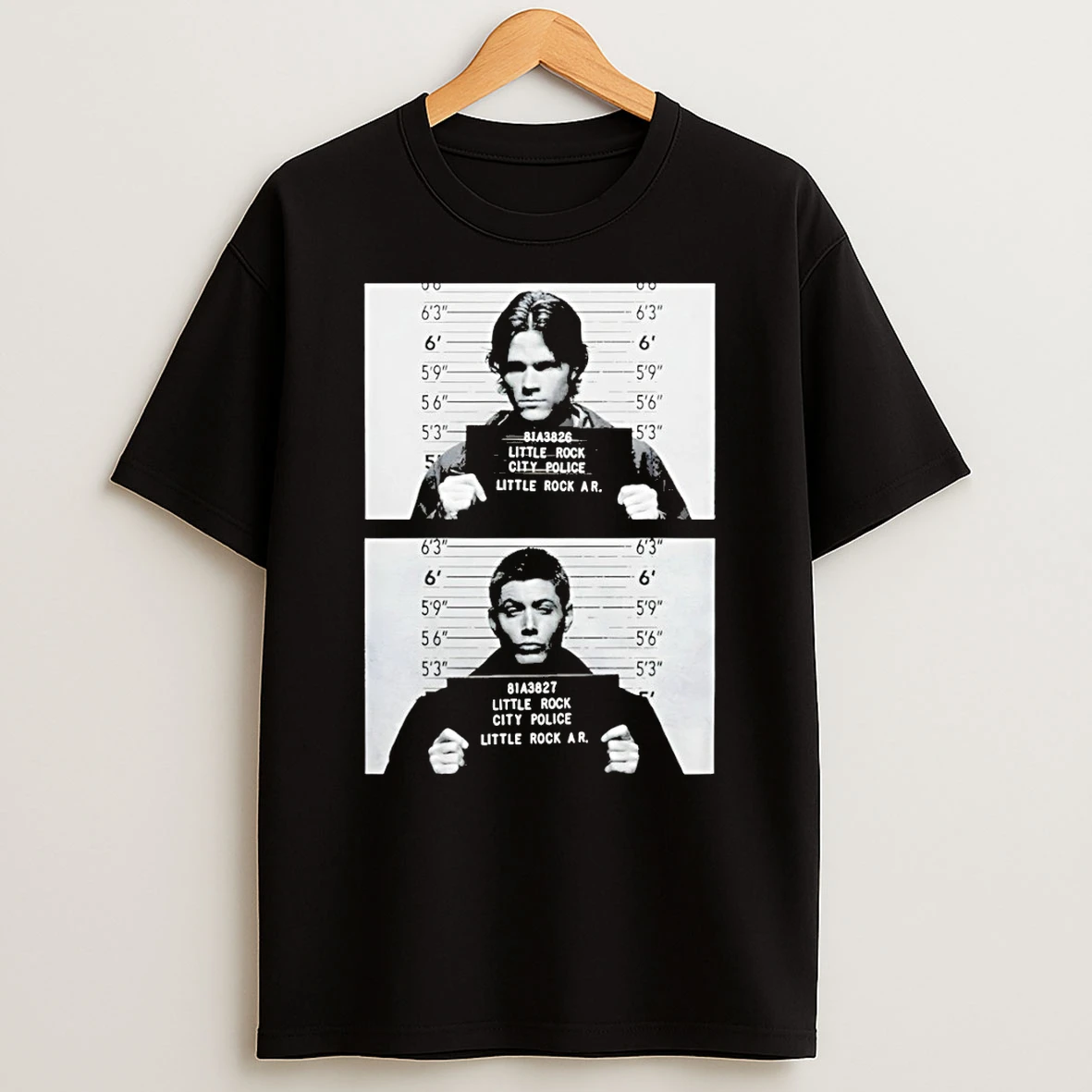 Sam Winchester And Dean Winchester Little Rock City Police Little Rock Ar Shirts