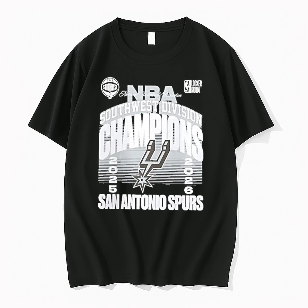 San Antonio Spurs 2026 Southwest Division Champions Locker Room Shirts