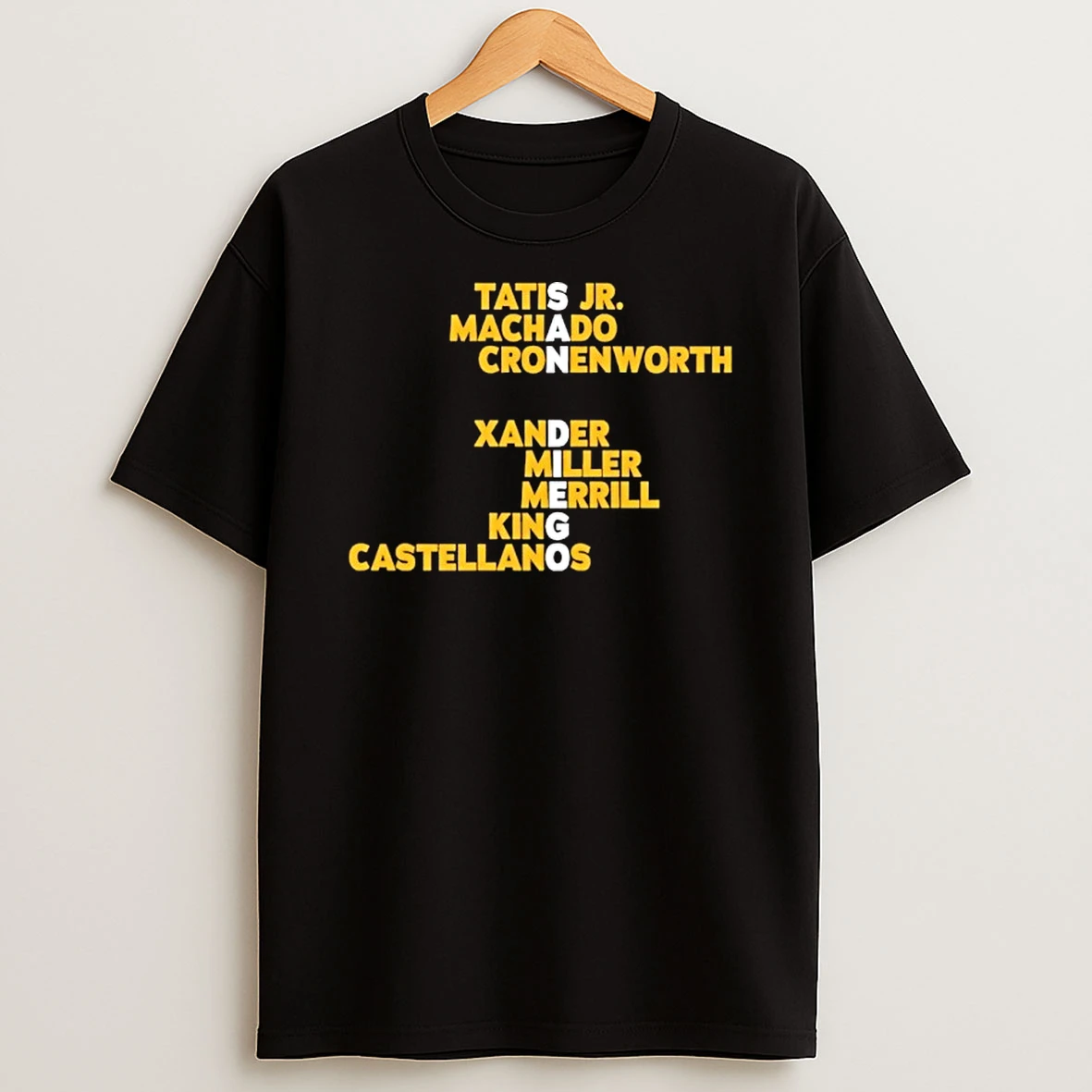 San Diego Padres 2026 Player Names Tatis Jr Machado Cronenworth Xander Shirts