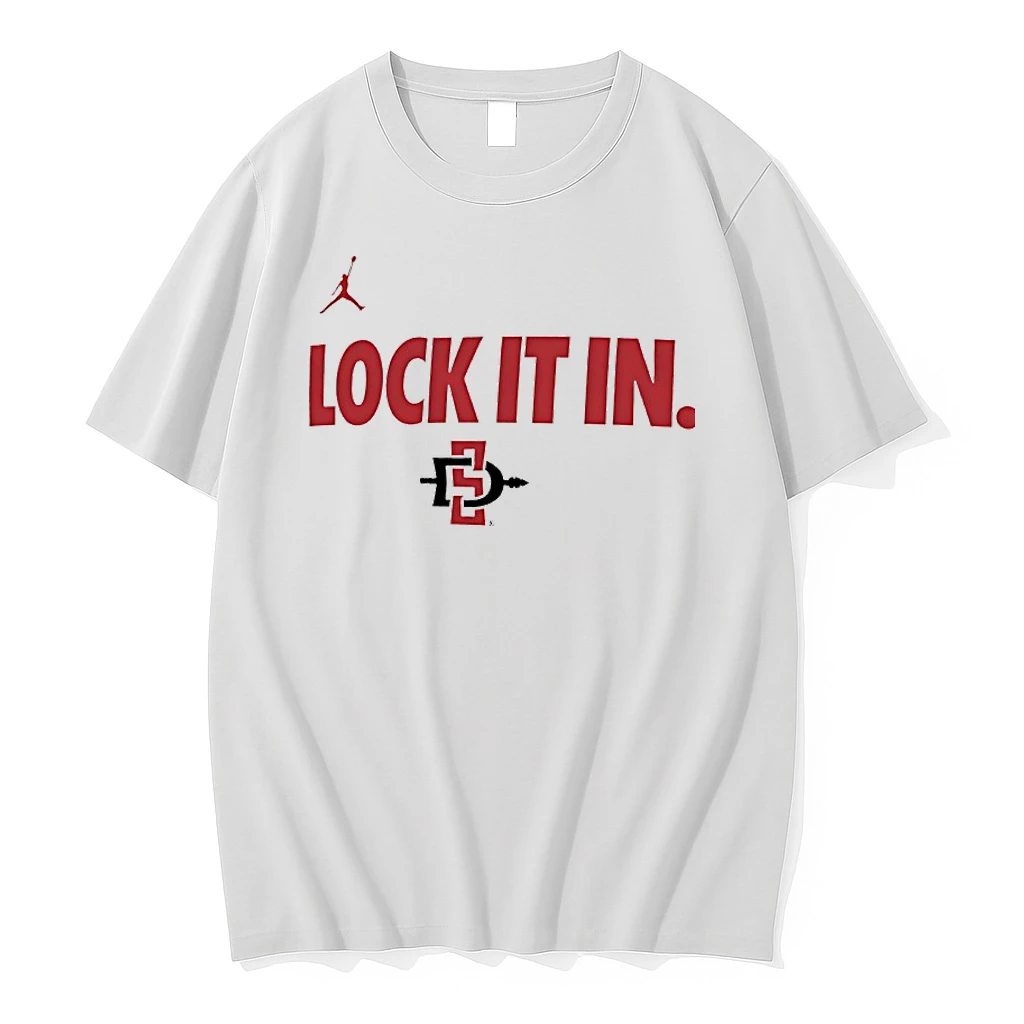 San Diego State Aztecs Lock It In 2026 On Court Bench Shirts