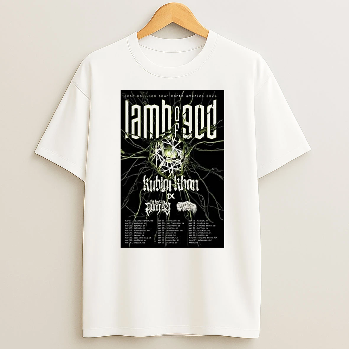 Sanguisugabogg Into Oblivion Tour North America 2026 Shirts