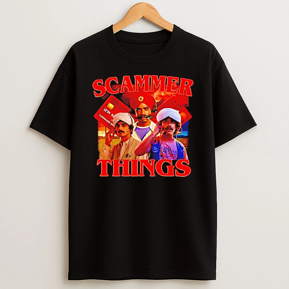 Scammer Things Parody Shirts