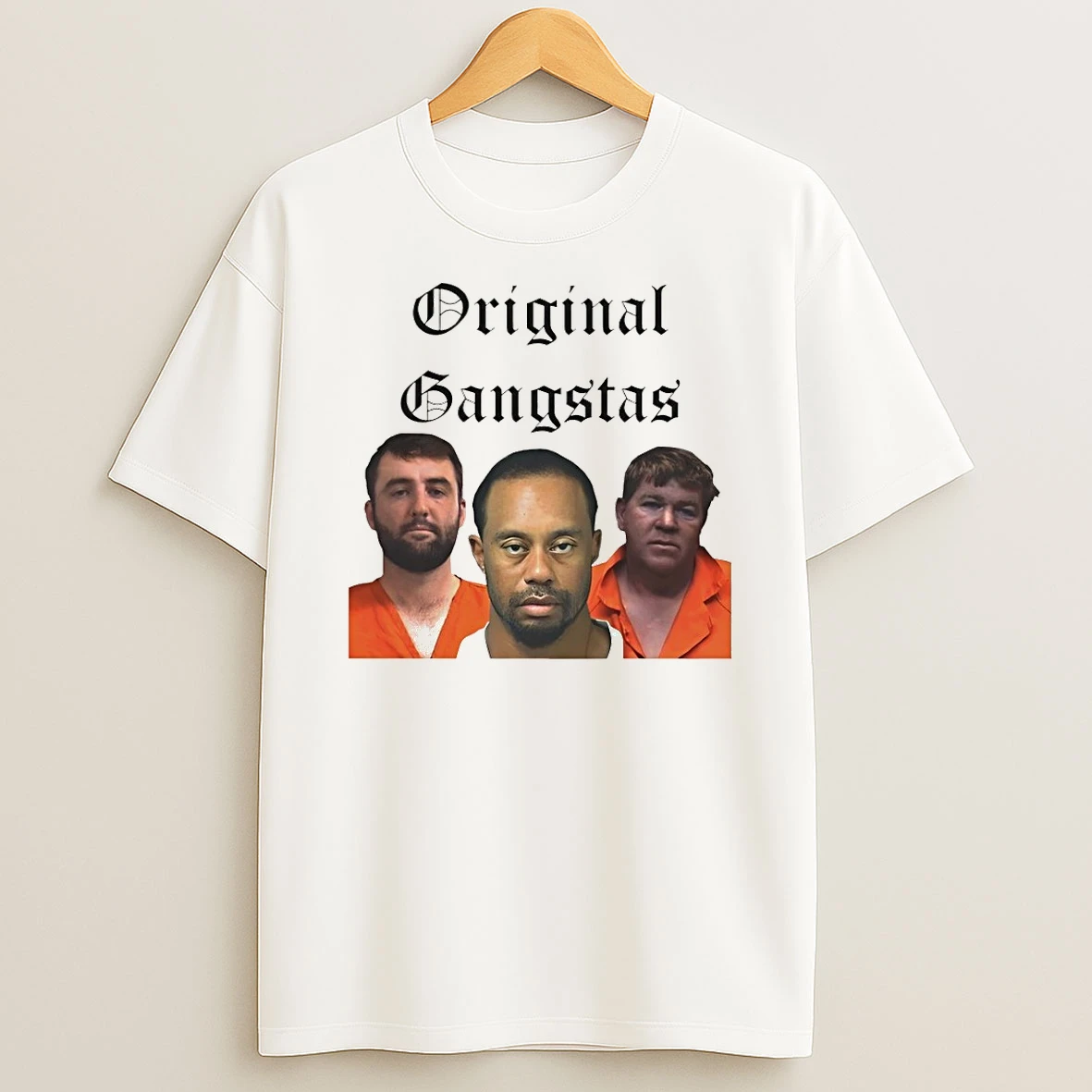 Scottie Scheffler Mugshot Free Scottie Tiger Woods John Daly Mugshot Shirts