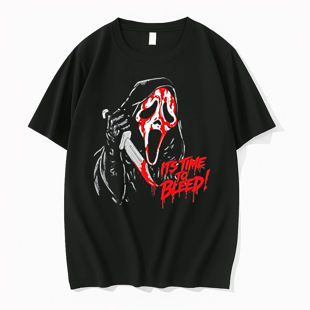 Scream Ghostface Its Time To Bleed Horror Movie Shirts