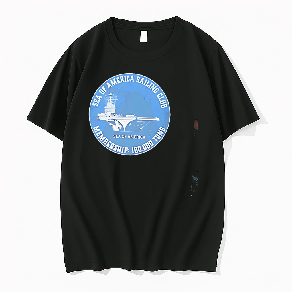 Sea Of America Sailing Club Membership 100000 Tons Naval Carrier Shirts