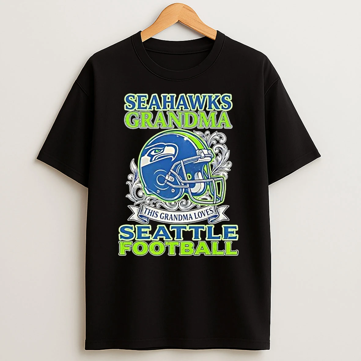 Seahawks Grandma This Grandma Loves Seattle Seahawks Football Helmet Shirts