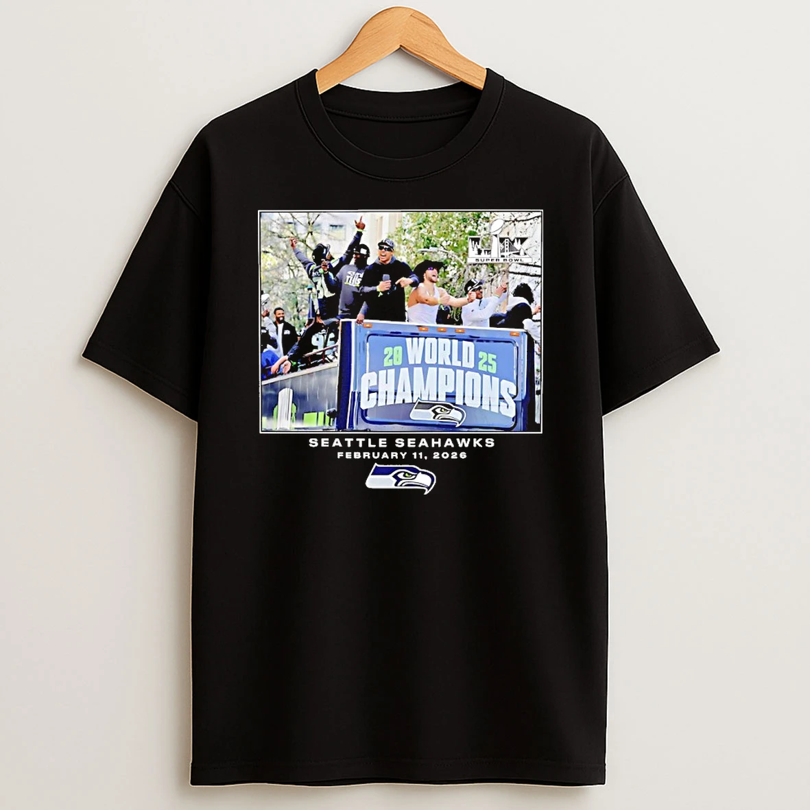 Seattle Seahawks 2026 Super Bowl Lx Champions Parade Shirts