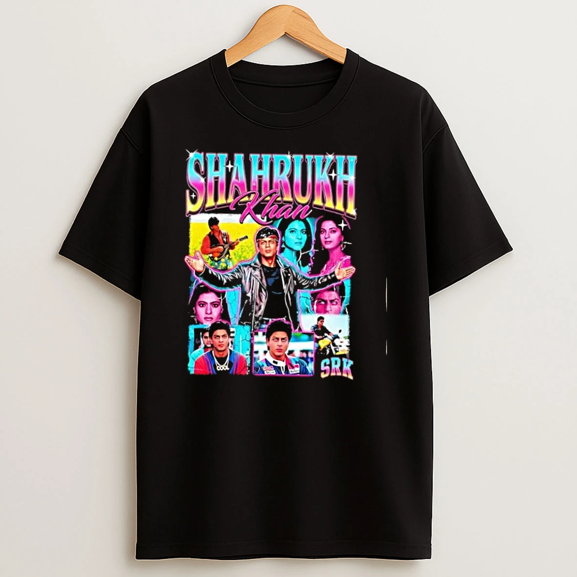 Shah Rukh Khan Khan Srk Cool Kajol Juhi Chawla Guitar Motorcycle Shirts