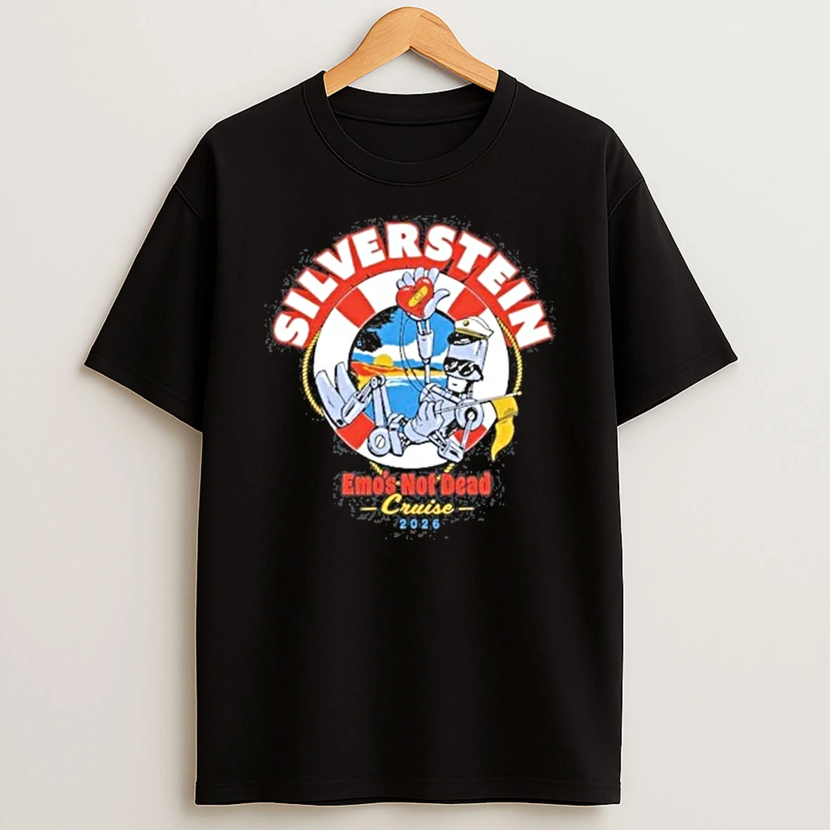 Silverstein Emos Not Dead Robot Cruise Tour 2026 Shirts