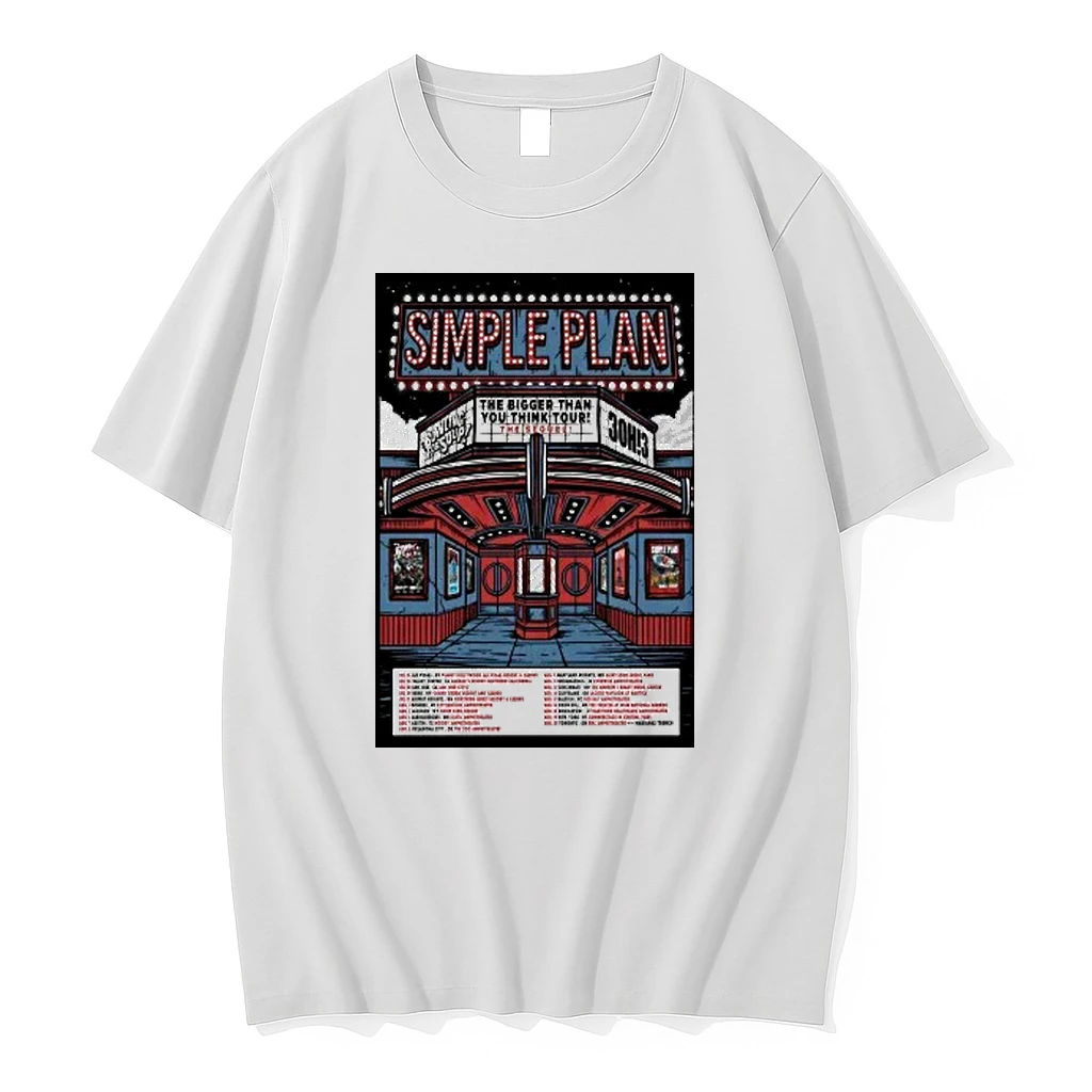 Simple Plan The Bigger Than You Think 2026 Shows Shirts