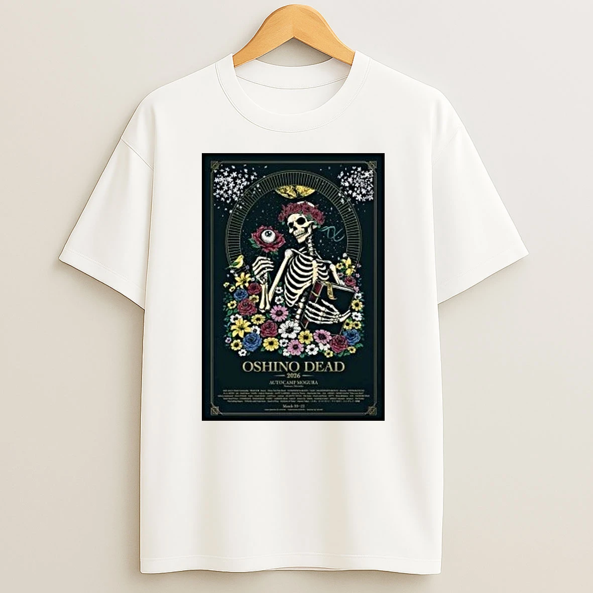 Skeleton Oshino Dead March 20 22 2026 In Numazu Shizuoka Tour Shirts