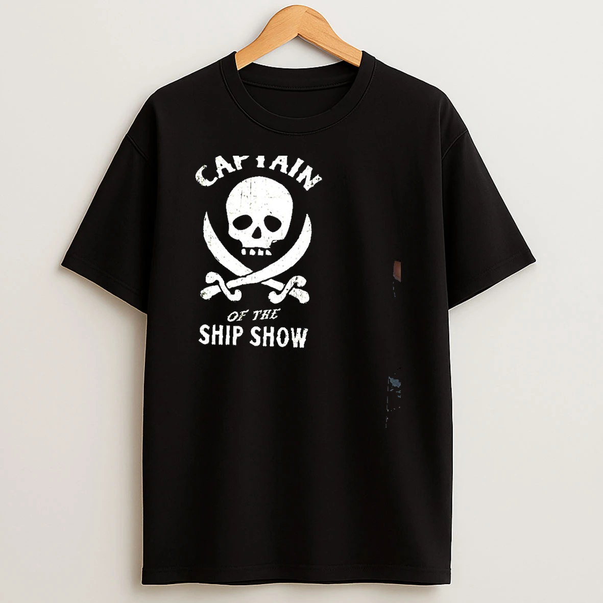 Skull Captain Of The Ship Show Shirts