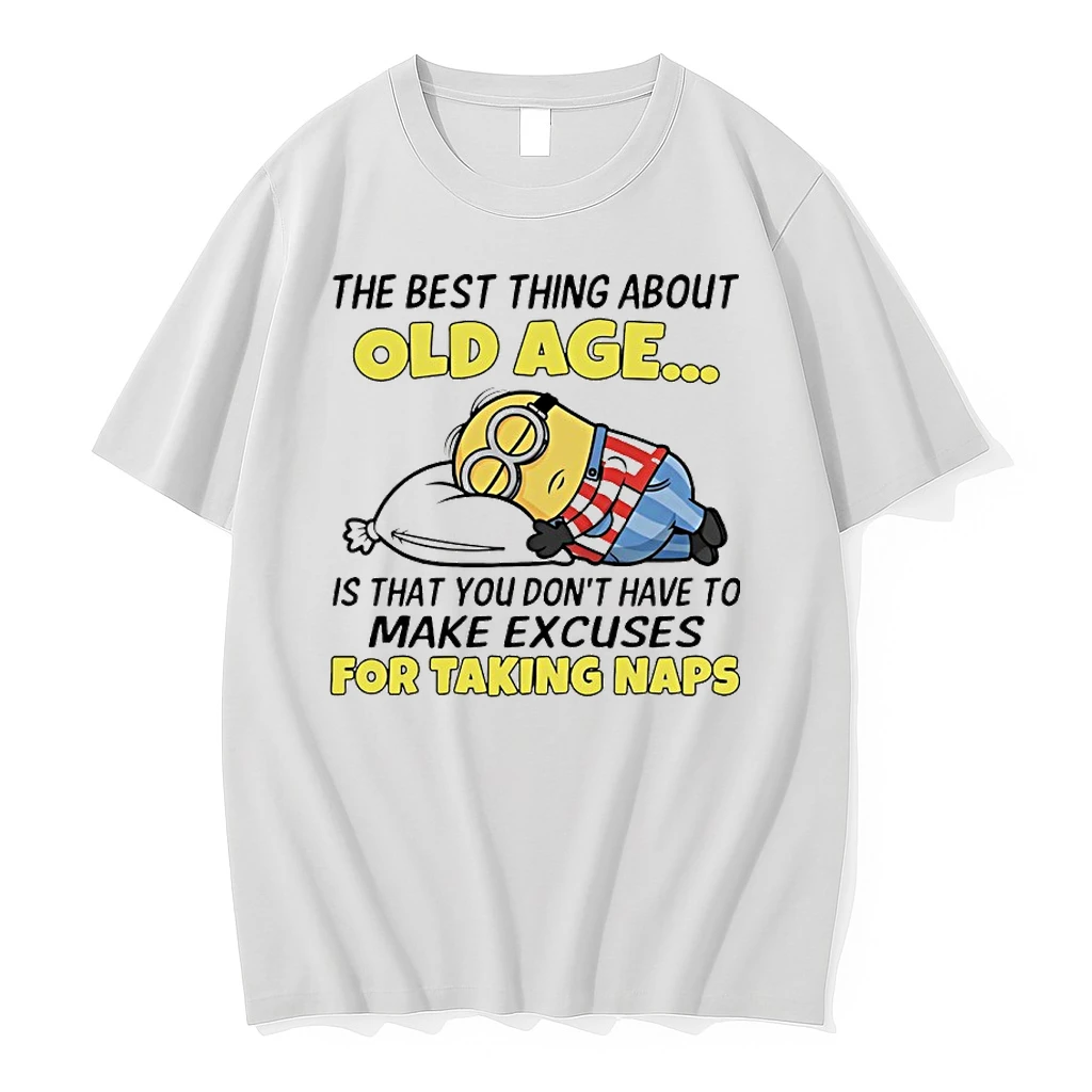 Sleeping Minions The Best Thing About Old Age Is That You Dont Have To Make Excuses For Taking Naps Shirts