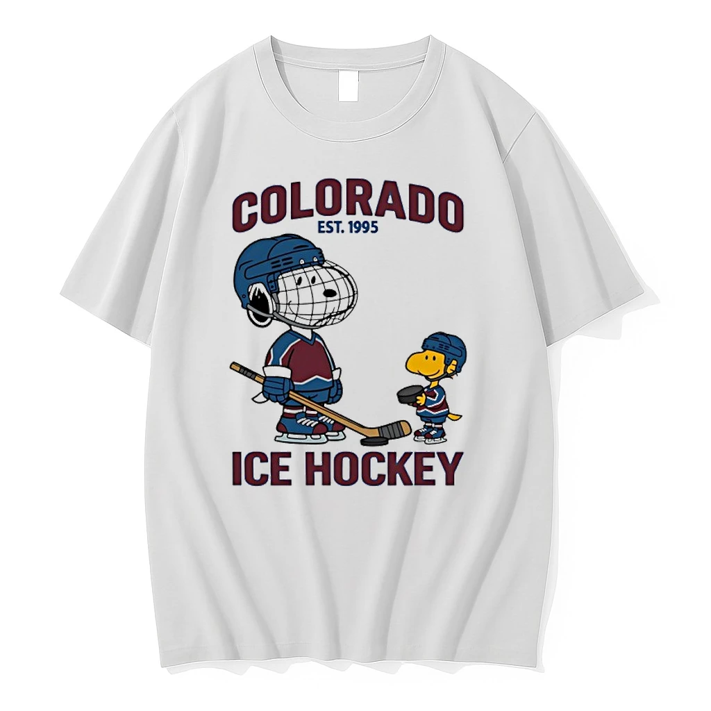 Snoopy And Woodstock Colorado Avalanche Ice Hockey Est 1995 Shirts
