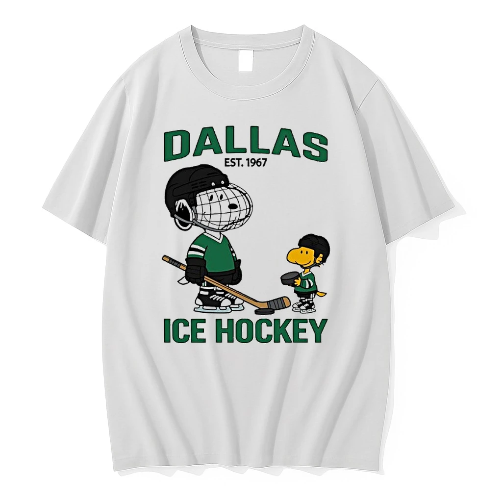 Snoopy And Woodstock Dallas Stars Ice Hockey Est 1967 Shirts