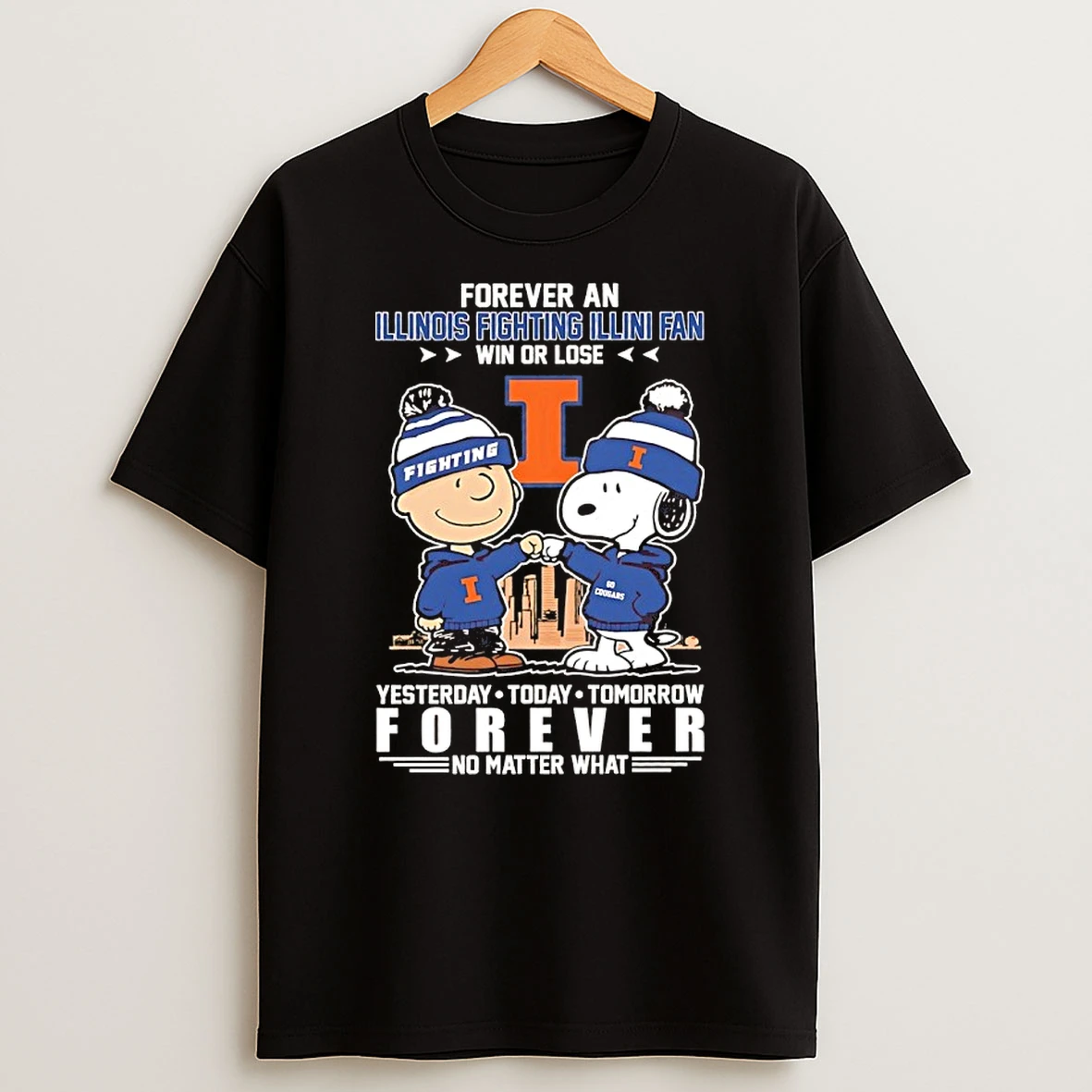 Snoopy X Forever A Illinois Fighting Illini 2026 Fan Forever No Matter What Shirts