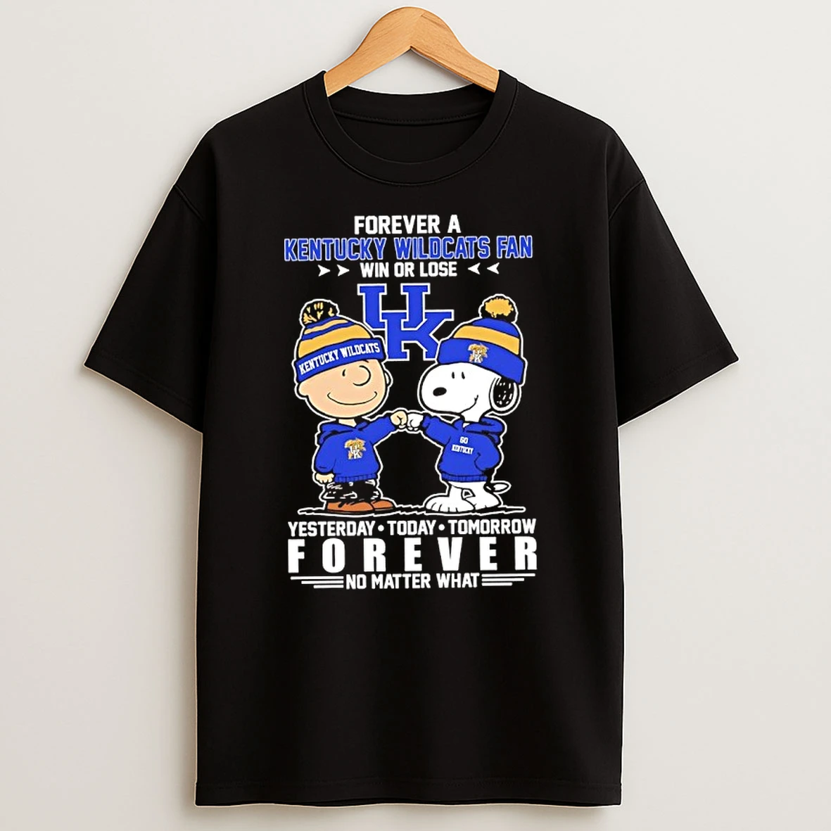 Snoopy X Forever A Kentucky Wildcats 2026 Fan Forever No Matter What Shirts