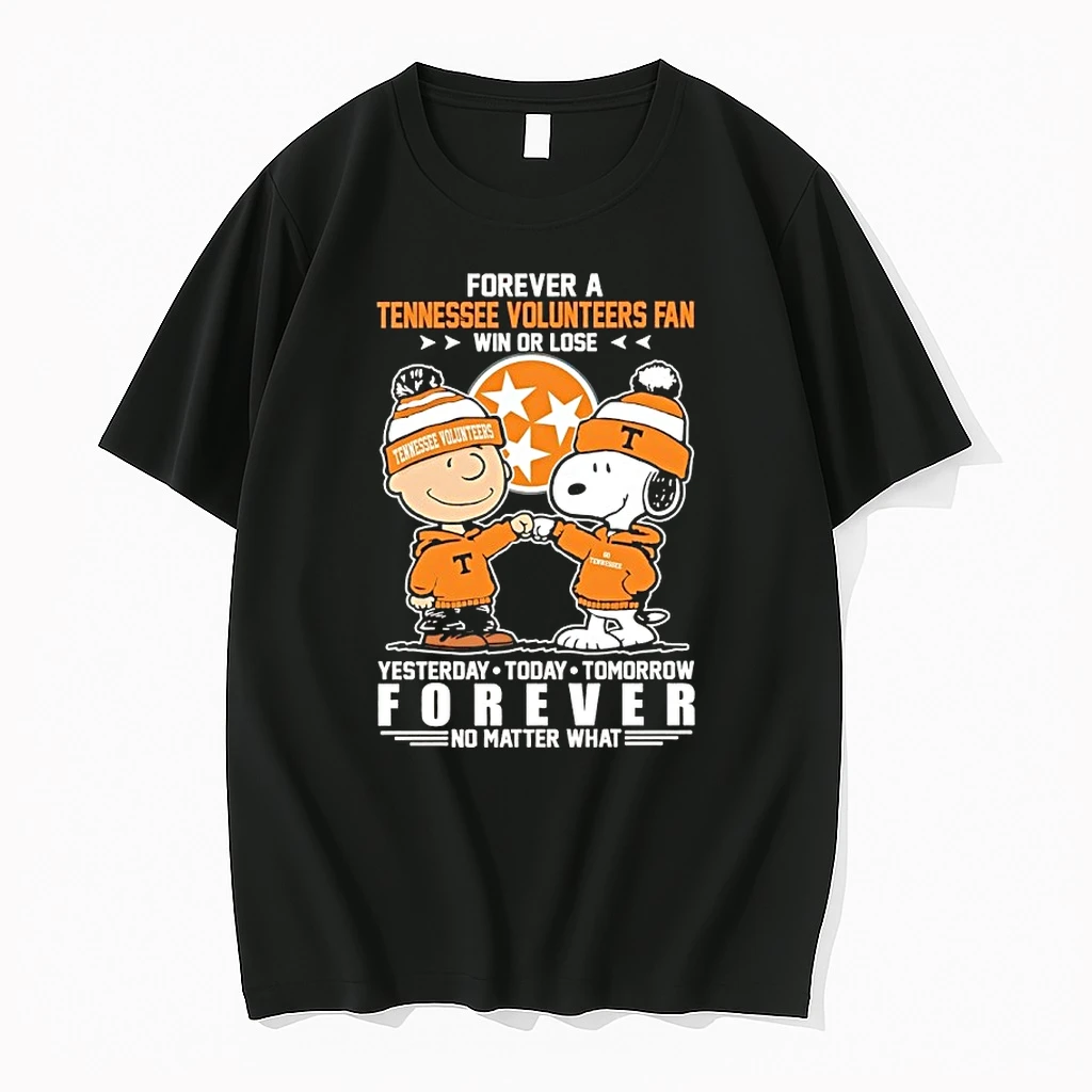 Snoopy X Forever A Tennessee Volunteers 2026 Fan Forever No Matter What Shirts