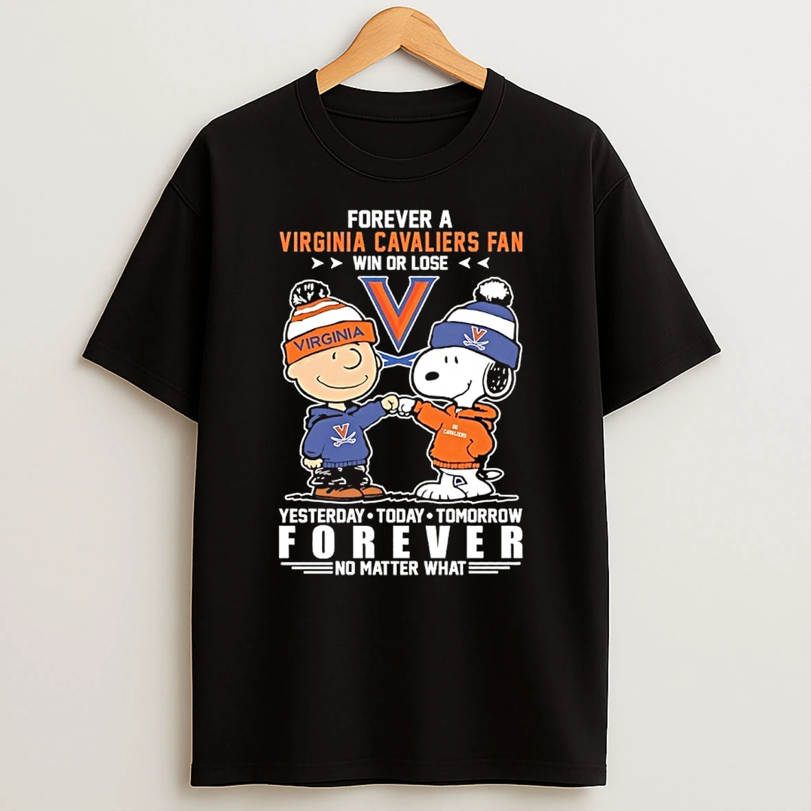 Snoopy X Forever A Virginia Cavaliers 2026 Fan Forever No Matter What Shirts