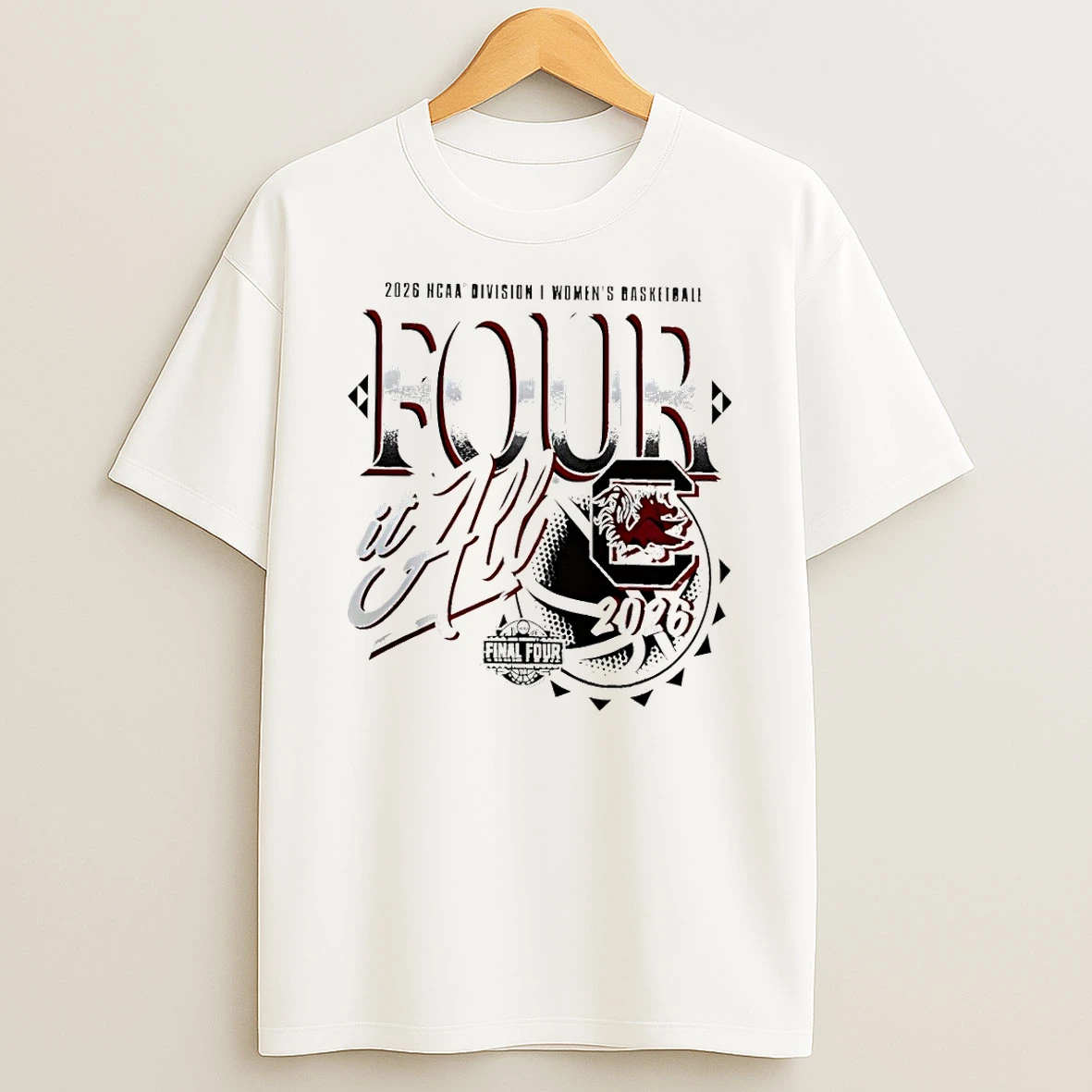 South Carolina Gamecocks 2026 Ncaa Womens Basketball Tournament March Madness Final Four Shirts