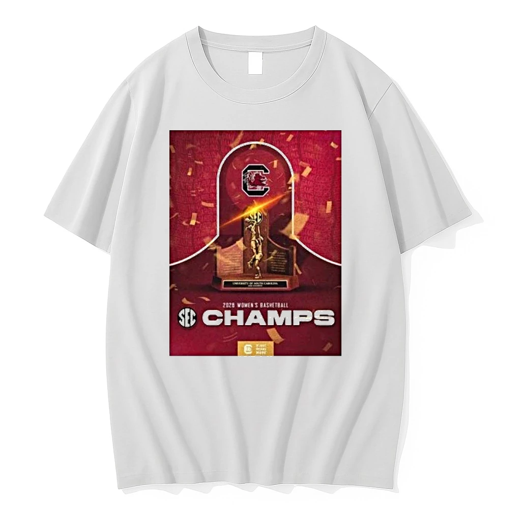 South Carolina Gamecocks Womens Basketball 2026 Sec Regular Season Champions Shirts