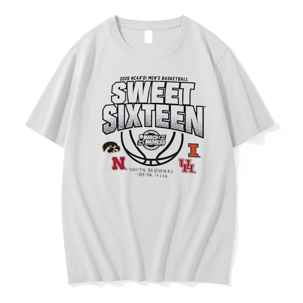 South Regional 2026 Ncaa Di Mens Basketball Sweet Sixteen Shirts