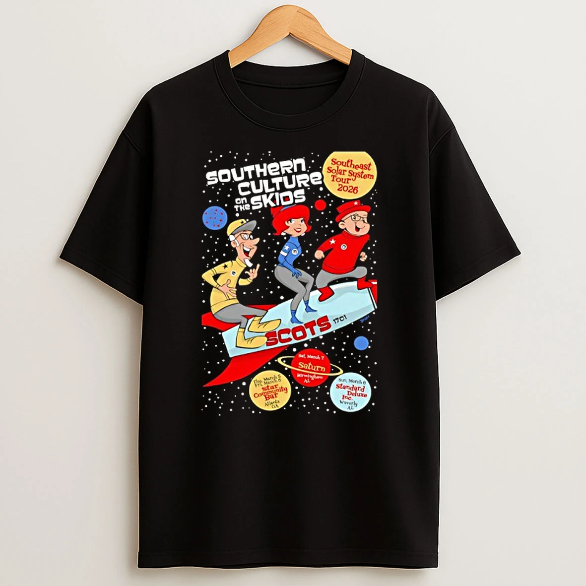 Southern Culture On The Skids Southeast Solar System Tour Mar 2026 Shirts