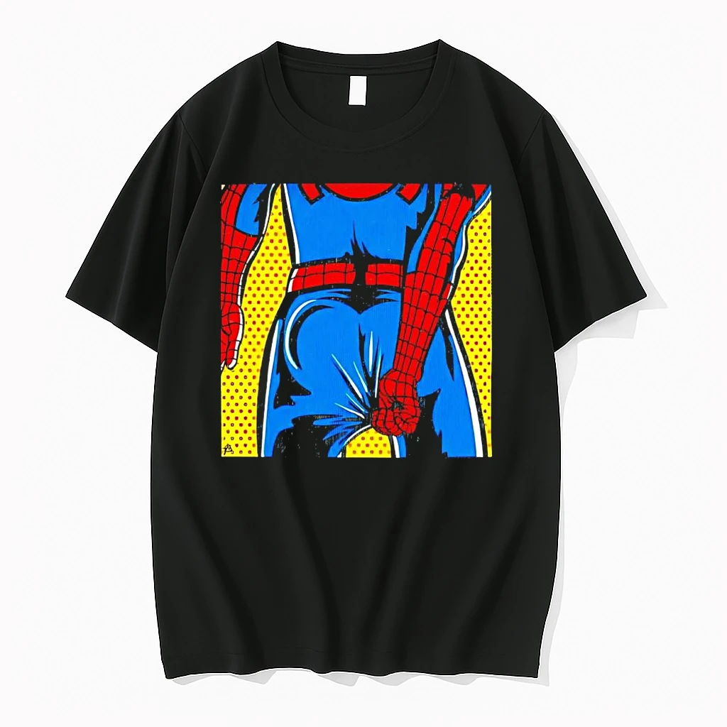 Spider Man Spider Booty Funny Pop Art Vintage Shirts