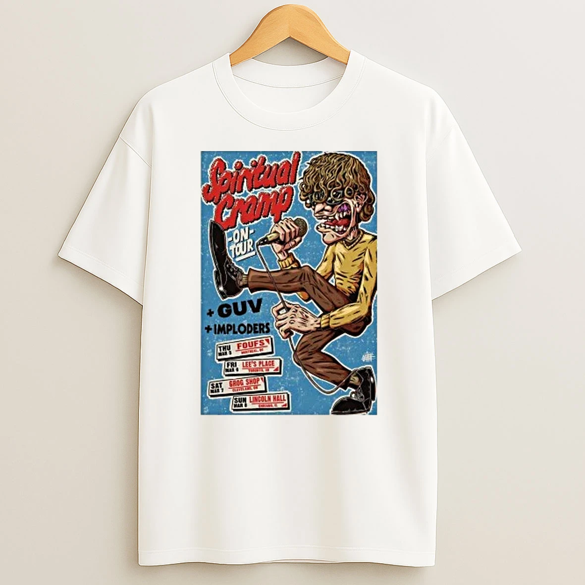 Spiritual Cramp Cleveland Oh Mar 7 2026 Shirts