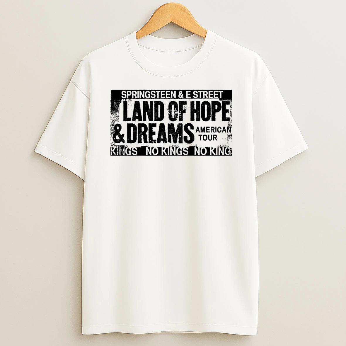 Springsteen The E Street Band 2026 Land Of Hope Dreams American Tour No King Shirts
