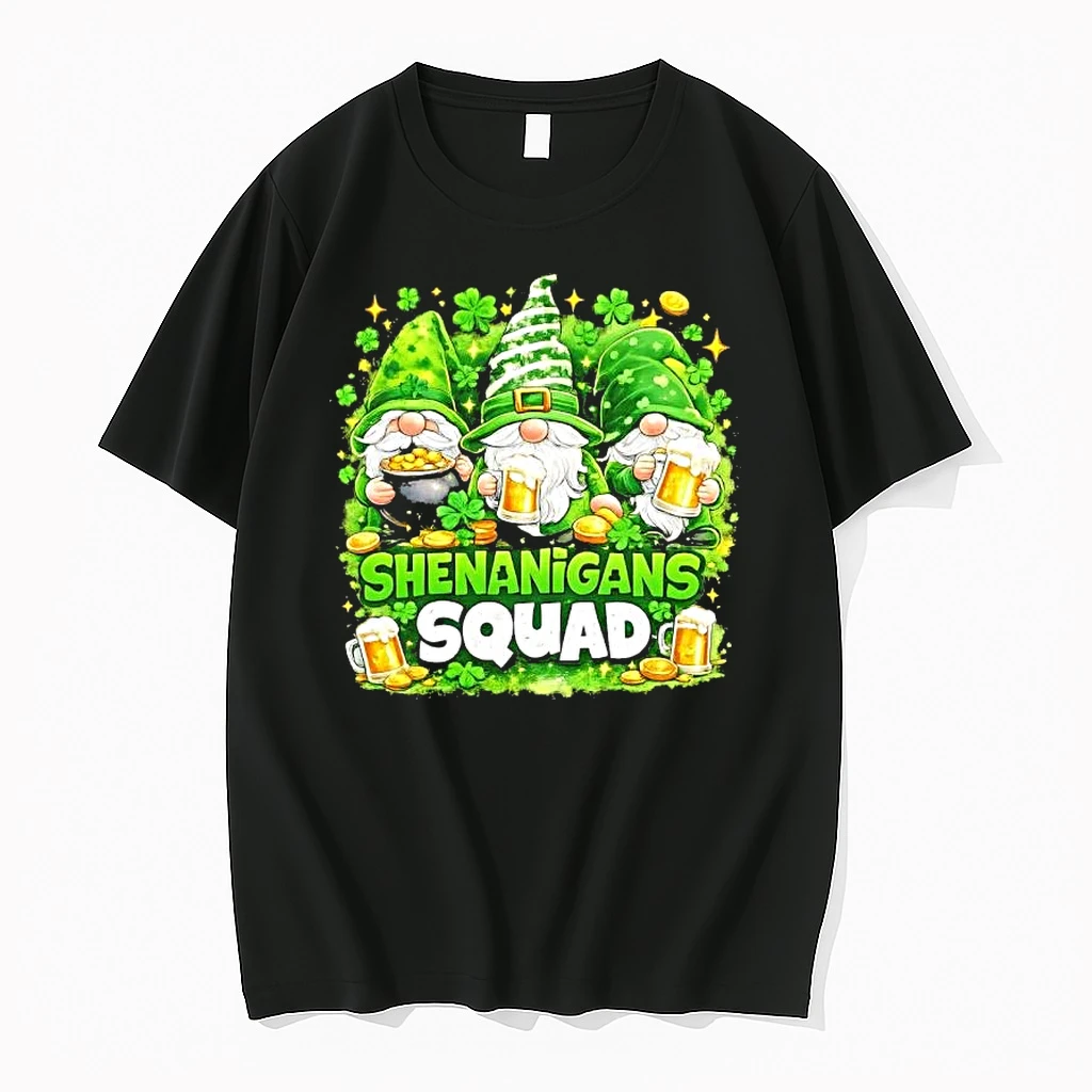 St Patricks Day Irish Gnomes Shenanigans Squad Shirts
