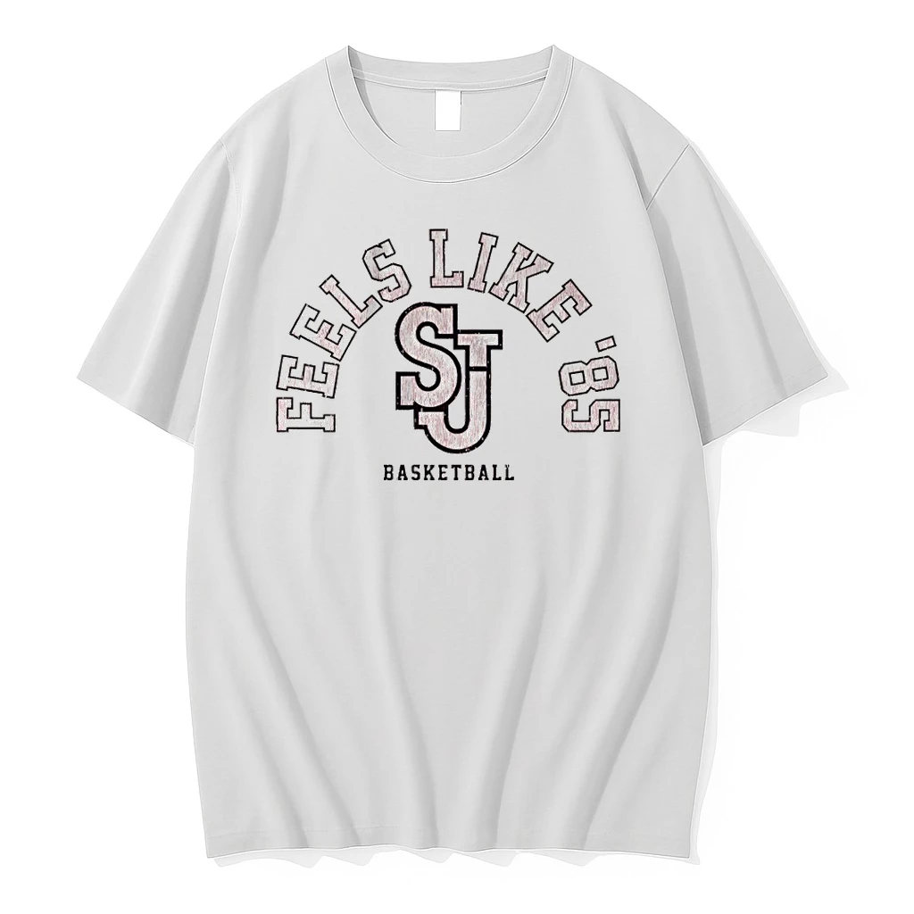 St Johns Red Storm Basketball Feels Like 85 Logo Shirts