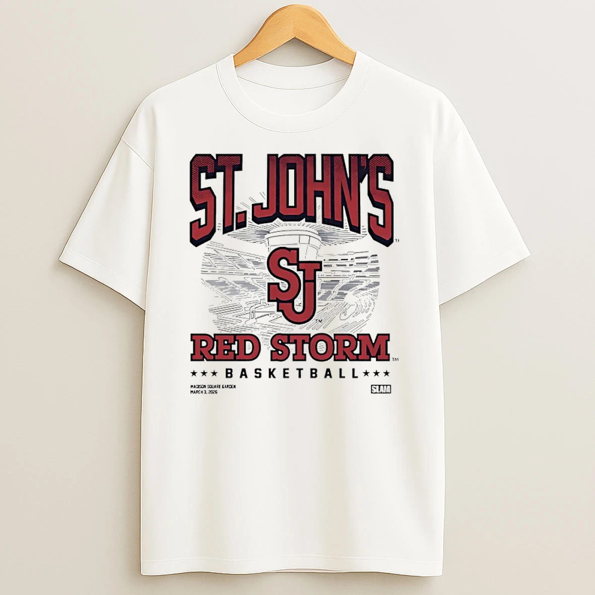 St Johns Red Storm Basketball Slam Shirts