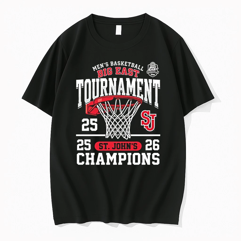 St Johns Red Storm Mens Basketball 2026 Big East Tournament Champions Shirts