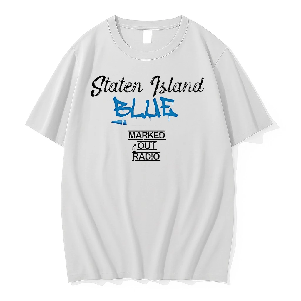 Staten Island Blue Marked Out Radio Shirts