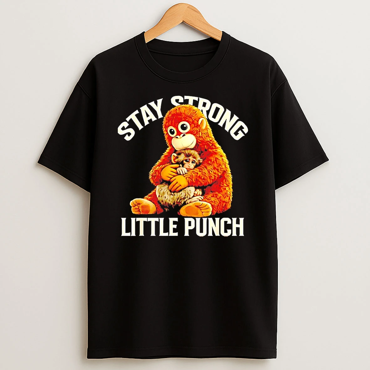 Stay Strong Little Punch Cute Monkey Shirts