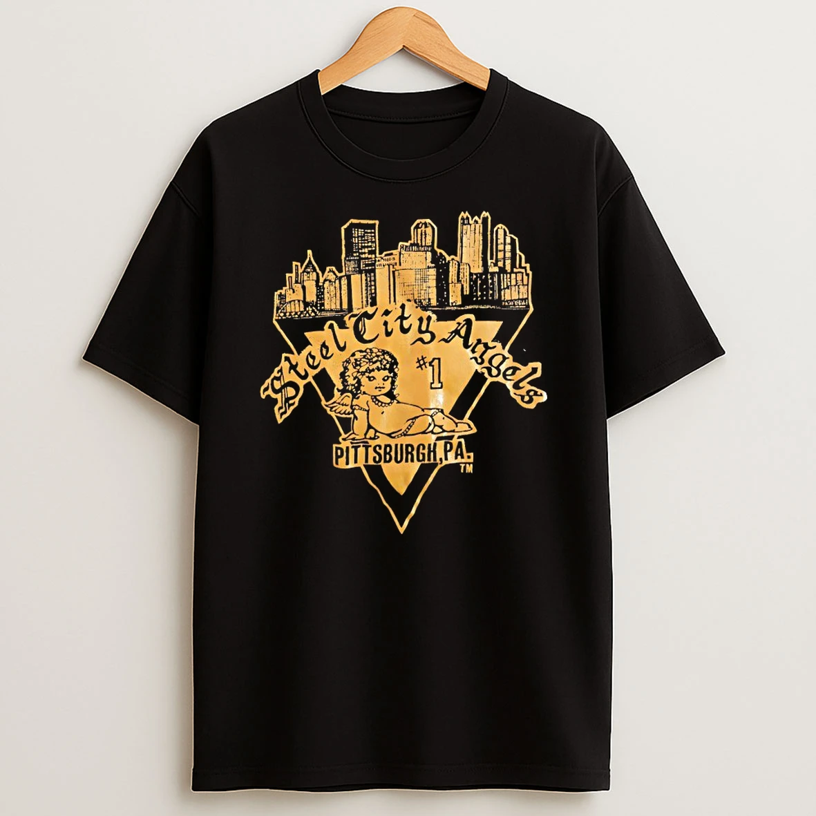 Steel City Angels Pittsburgh Pa Number 1 Shirts
