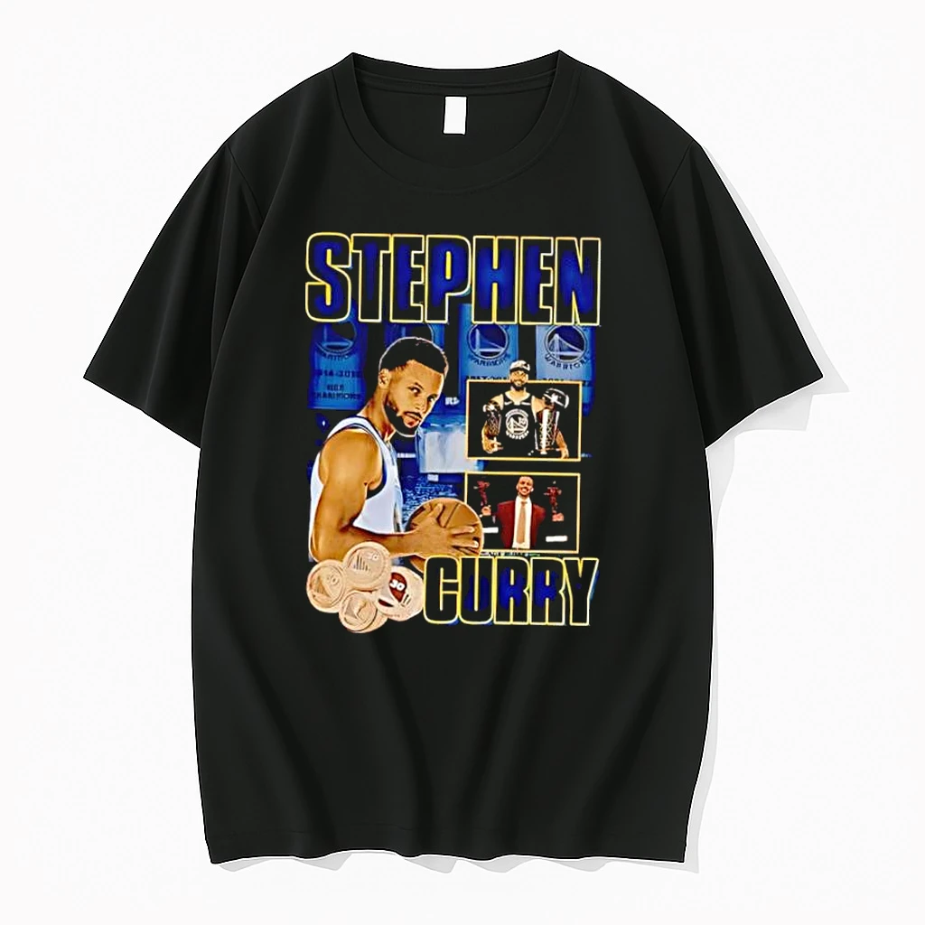 Stephen Curry Warriors Champion Four Rings Basketball Shirts