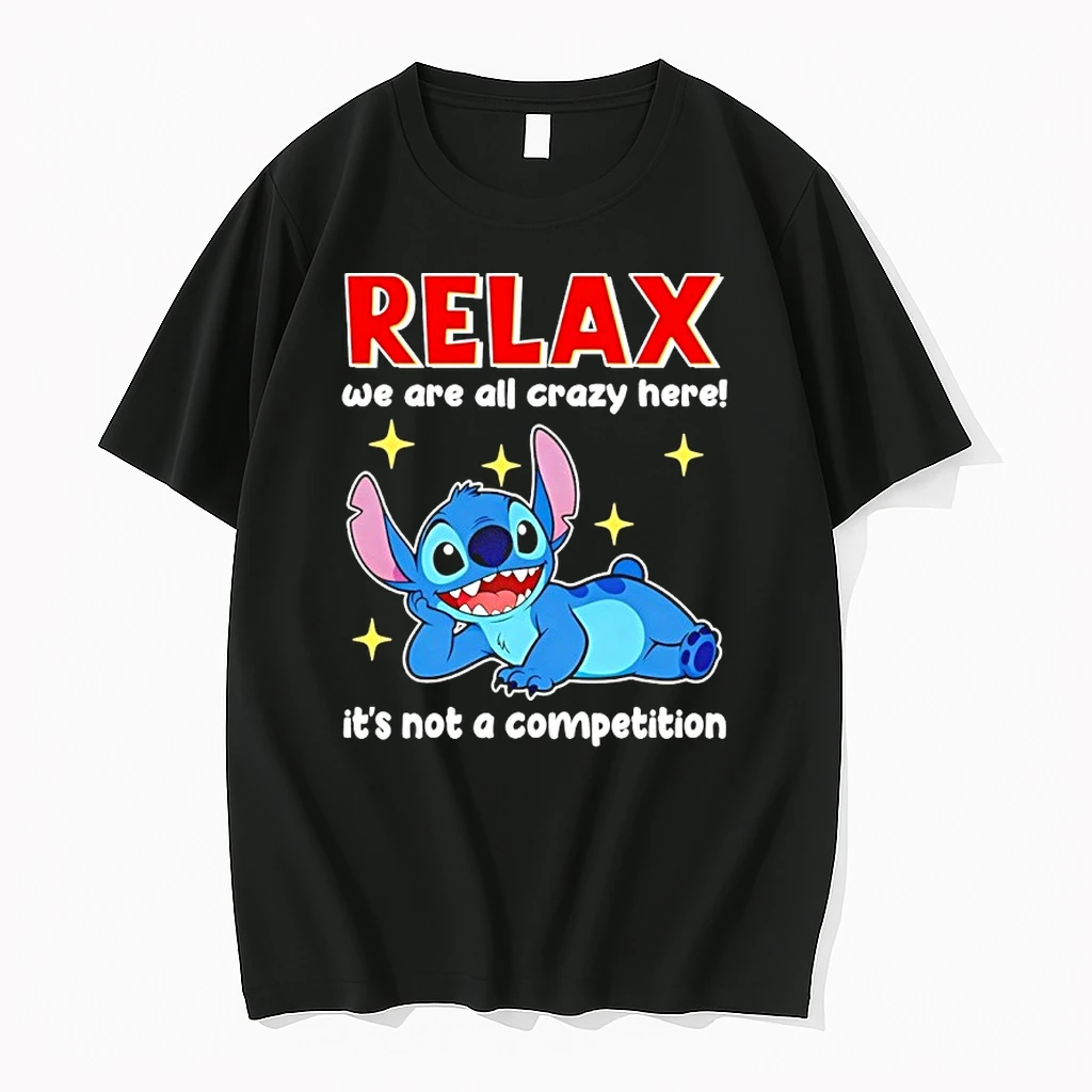 Stitch Relax We Are All Crazy Here Its Not A Competition Shirts