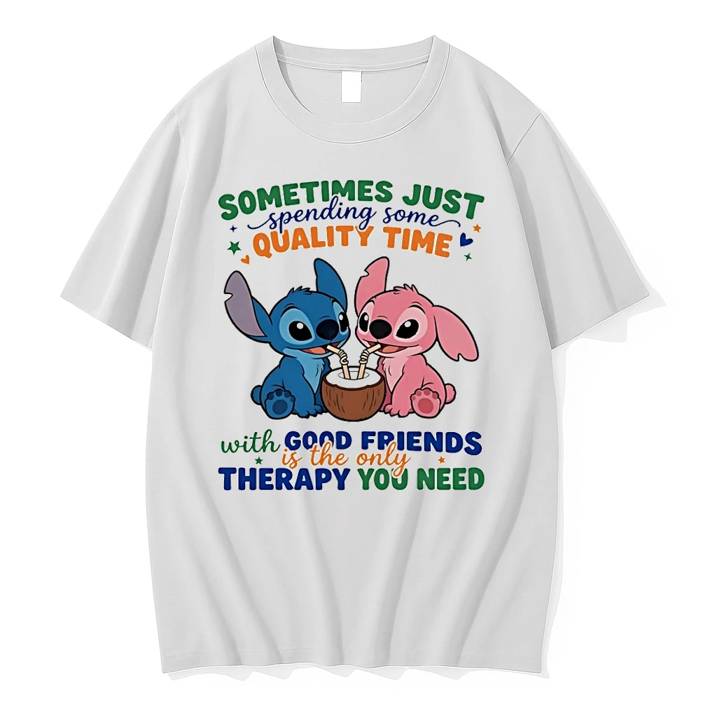 Stitch Sometimes Just Spending Some Quality Time With Good Friends Is The Only Therapy You Need Shirts