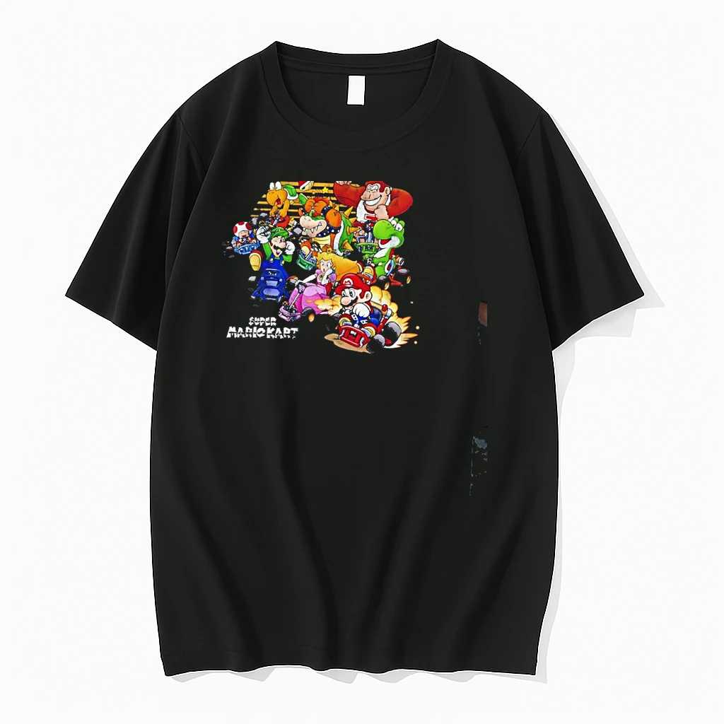 Super Mario Kart Sunset Racing Group Shot Shirts