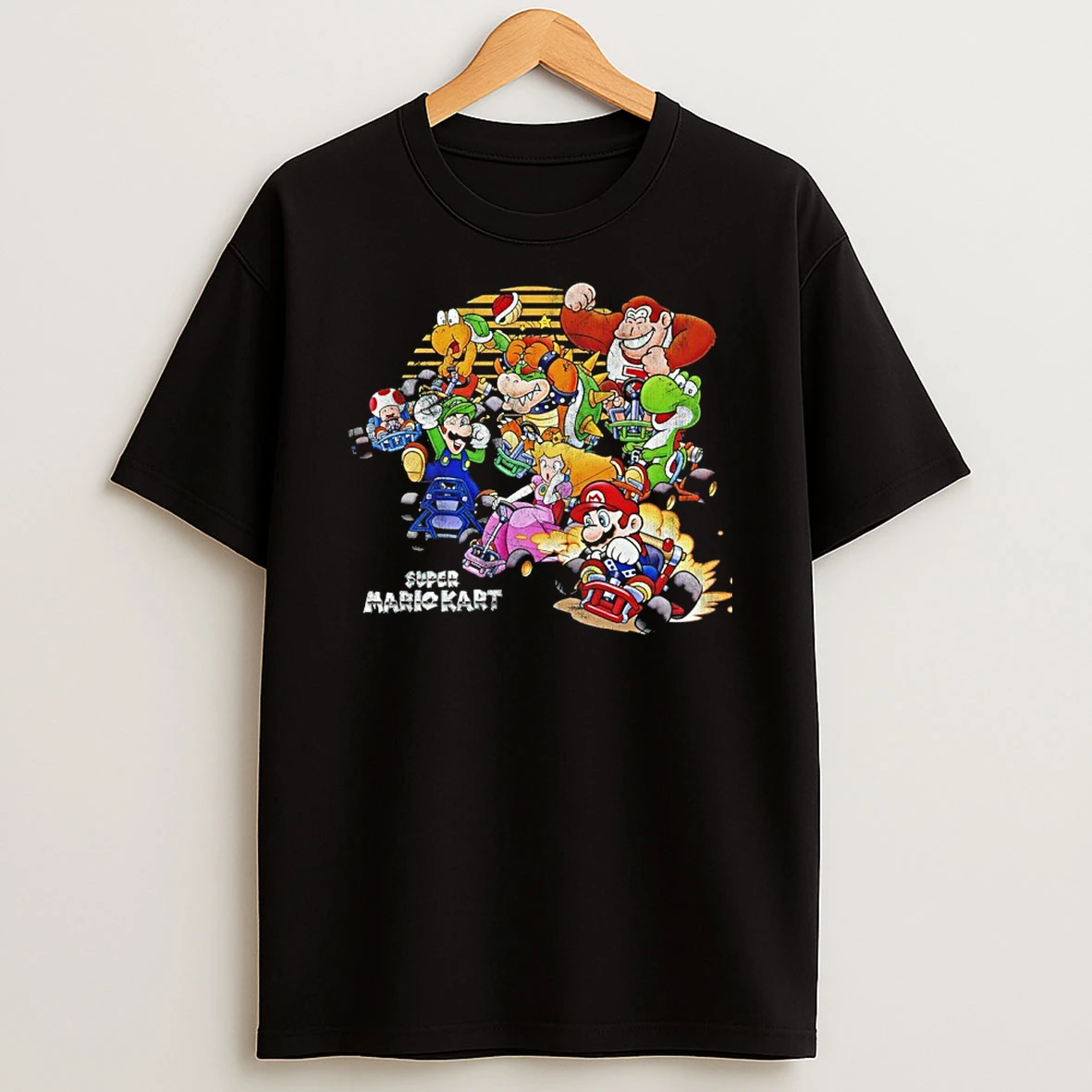 Super Mario Kart Sunset Racing Group Shirts