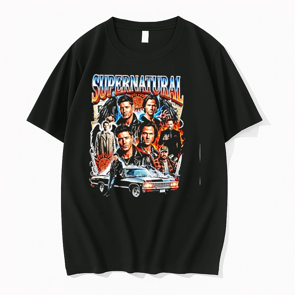 Supernatural Dean Sam Winchester Castiel Crowley Impala 67 Horror Series Shirts