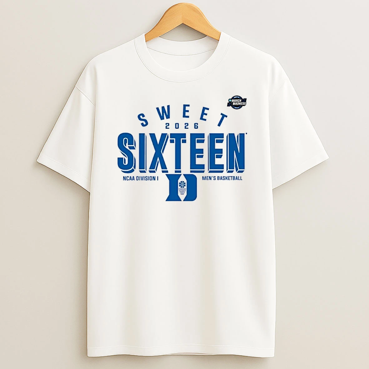 Sweet 16 Duke Blue Devils 2026 Ncaa Mens Basketball Shirts